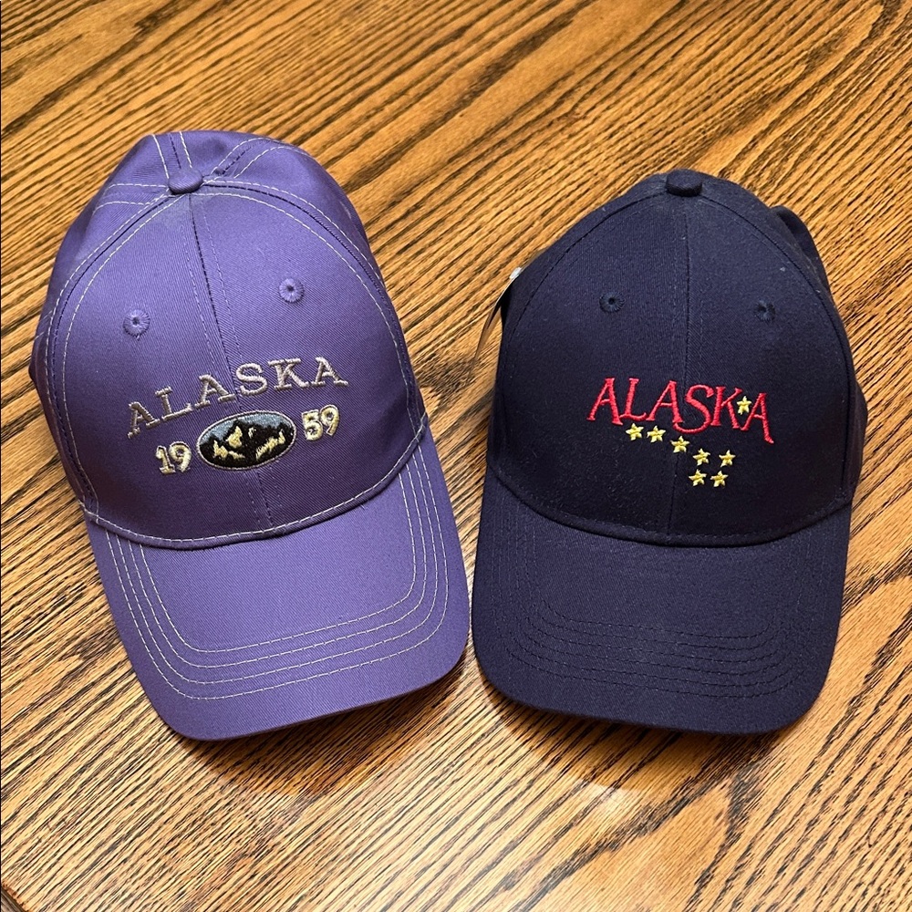 Alaska Embroidered Baseball Caps Set